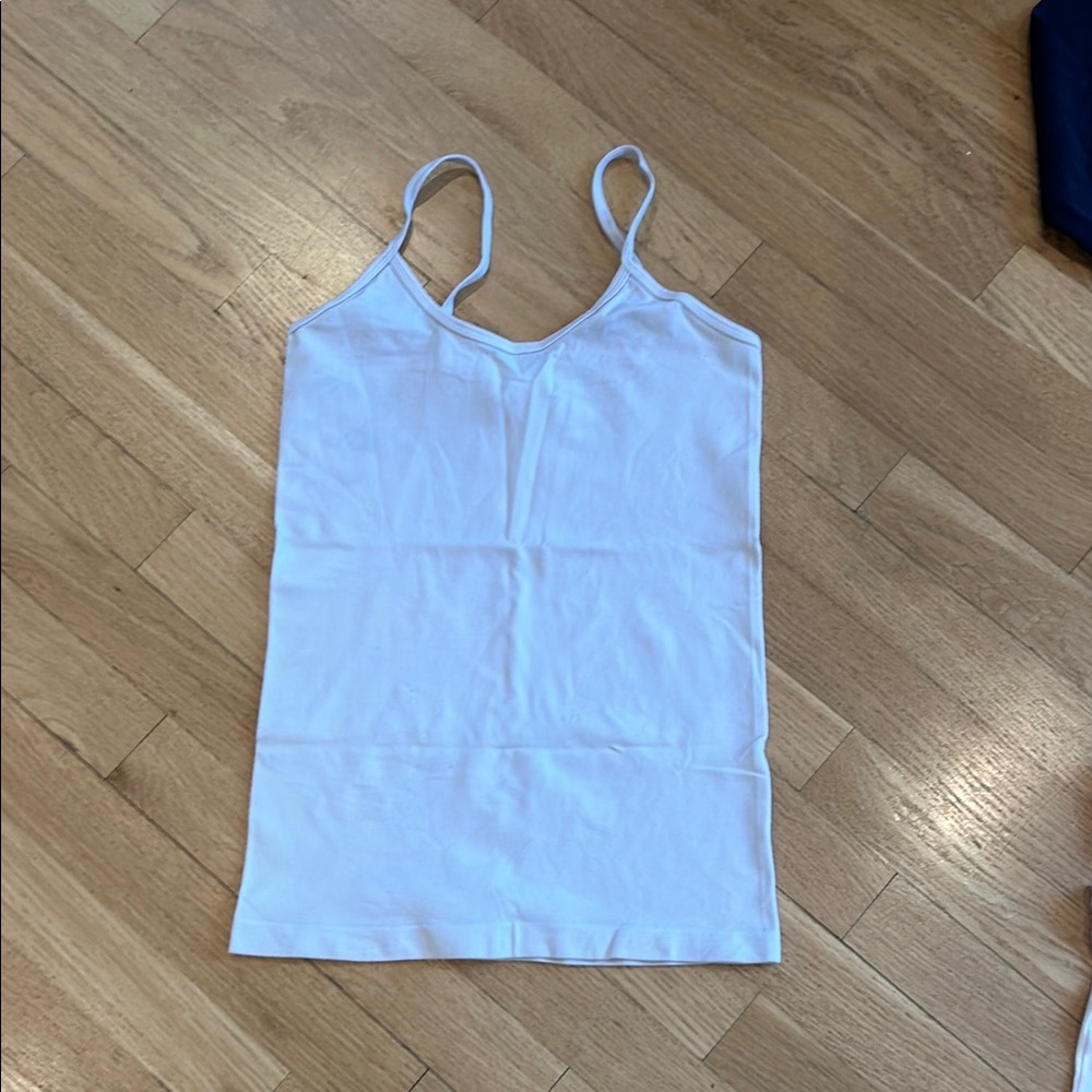 White Spaghetti Strap Top